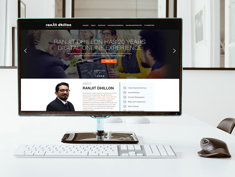 Ranjit Dhillon Portfolio Featured Image Creative Juice