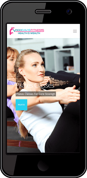 Vikki-Davis-Fitness-Responsive-Website-Phone-Device Vikki Davis Fitness Responsive Phone Device Creative Juice
