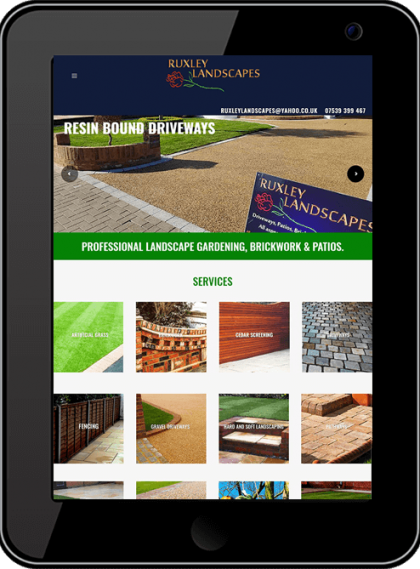 Ruxley Landscapes Website