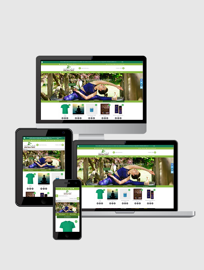 Netervital Website On Responsive Devices